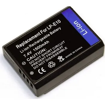 TRX baterie Canon 1500 mAh pro EOS 1100D EOS Kiss X50 Rebel T3 neoriginální