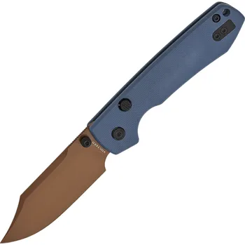 kapesní nůž Vosteed Raccoon (TLL & Bowie čepel) 14C28N Copper Dune Dark Blue G10 A2909