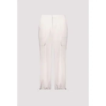 Dámské kalhoty Kalhoty Monari 9193 béžové s kapsami v cargo stylu Velikost: 40