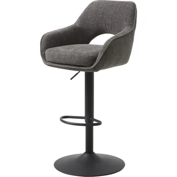 Barová židle Designová otočná barová židle Ralayna grafitová