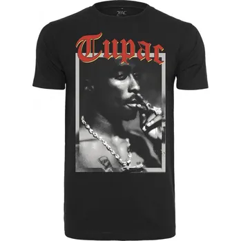 Pánské tričko Černé pánské tričko Tupac California Love L