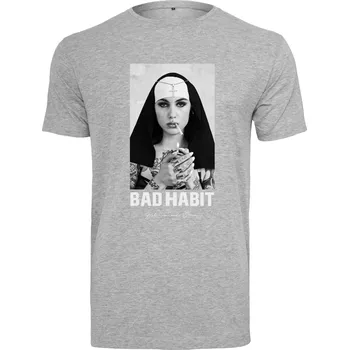 Pánské tričko Bad Habit Tee heather gray Mister Tee šedá 2854164