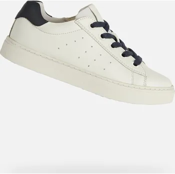 Dětská móda Bílé chlapecké tenisky Geox Nashik - Kluci GEOX černá | krémová 3417645