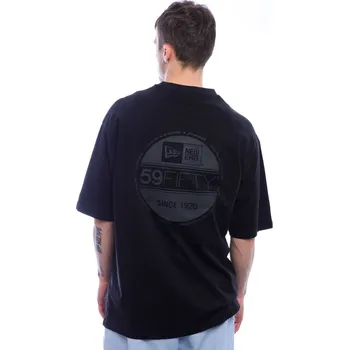 Triko New Era - Sticker Tee Oversized - Black velikost S