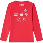 Dívčí triko Wolf & Wolfie S2541A malinové