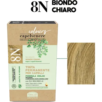 Barva na vlasy Helan Přírodní barva na vlasy 125ml Barva: Světle blond 8N
