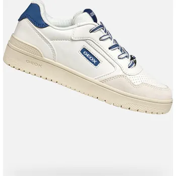 Dětská móda Bílé chlapecké tenisky Geox Washiba - Kluci GEOX modrá | bílá | krémová 3417485