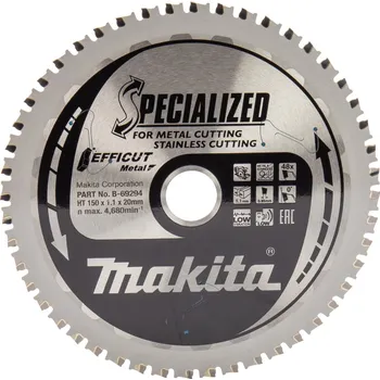 Zahradní technika Makita kotouč pilový ocel Efficut 150x1.1x20mm 48Z = new B-69331