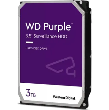 Interní pevný disk WESTERN DIGITAL WD PURPLE 3TB WD33PURZ SATA III Interní 3,5" 256MB