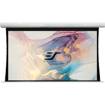 Projekční plátno ELITE SCREENS plátno elektrické motorové 135" (342,9cm) 16:9168,1×298,9cm hliníkový case bílý 12" drop Acoustic 4K