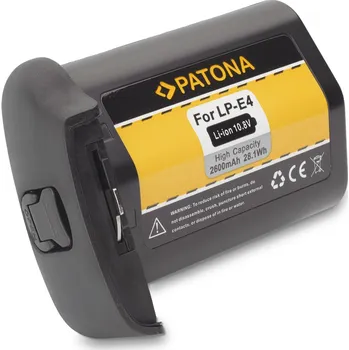 PATONA baterie pro foto Canon LP-E4 2600mAh 11,1V Li-Ion