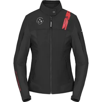 Moto bunda bunda CORSA TEX LADY 2024, SPIDI, dámská (černá/červená)