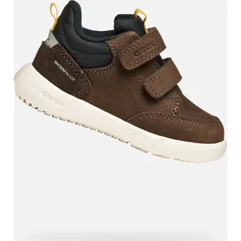Dětská móda Chlapci první kroky Geox Hyroo WPF Hnědá - Kluci GEOX hnědá | krémová 3417622