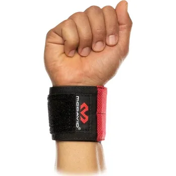 Chránič zápěstí McDavid X501 Flex Fit Training Wrist Wrap ortéza zápěstí One size - červená + DÁREK
