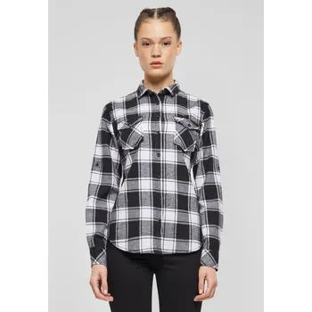 Oblečení a móda Košile Amy Flanell GIRLS bílá/černá Brandit šedá 2540049