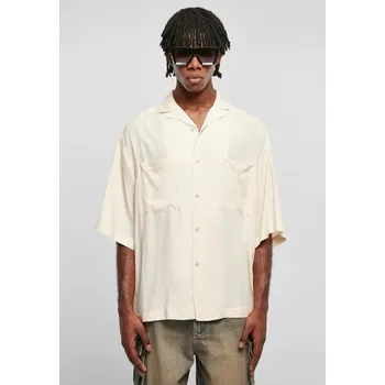 Pánská košile Oversized Resort Shirt whitesand Urban Classics bílá 2543401