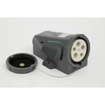 Elektrická zásuvka Zásuvka čtyřpolová 63A nástěnná SEZ D.Kubín