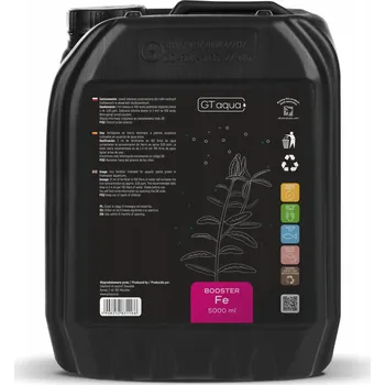 Hnojivo GT AQUA BOOSTER FE Železité hnojivo do akvária Kanystr 5l
