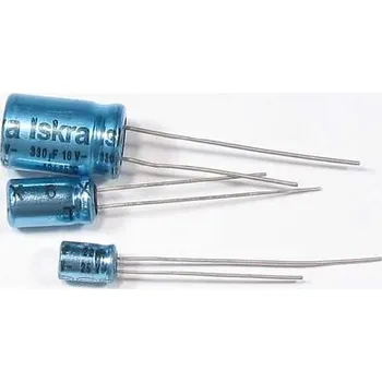 Kondenzátor 330uF/16V 85° 10x16x5mm ELEKTROLYTICKÝ RADIÁLNÍ KONDENZÁTOR