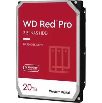 Interní pevný disk WESTERN DIGITAL WD RED PRO 20TB WD202KFGX SATA III Interní 3,5" 7200rpm 512MB