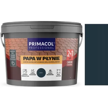 asfaltová šindel Tekutá lepenka antracit 6 kg Primacol na beton Plech Asfaltový Šindel Papa Dřevo