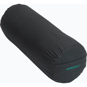Polštář Jógový polštář JadeYoga Organic Cotton Round Bolster black