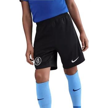 Chlapecké kraťasy Dětské pleteninové kraťasy Nike Chelsea FC 25/26 Strike černé