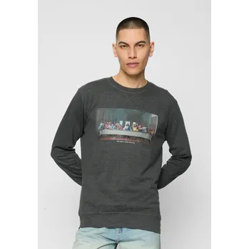 Pánské oblečení Can't Hang With Us Crewneck dřevěné uhlí Mister Tee šedá 2551414