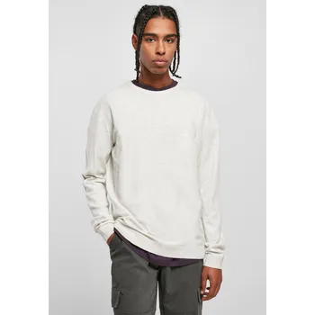 Pánský svetr Eco Mix svetr světle šedý Urban Classics šedá 2547168