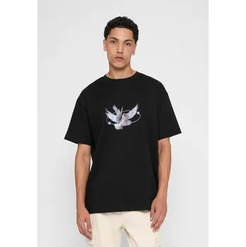 Pánské oblečení Pánské tričko Vive la Liberte Oversize černé Mister Tee černá 2541412