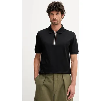 Pánské tričko Bavlněné polo tričko BOSS H-Paras 65 50543880 černá 99X, vel. M