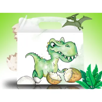 Dárkový potravinový koš LIPOO - DÁRKOVÝ BOX DINO