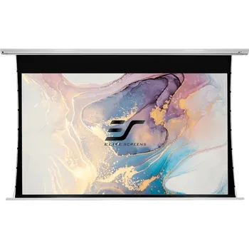 Projekční plátno ELITE SCREENS plátno elektrické motorové 135" (343cm) 16:9 168,1×299cm hliníkový case bílý 24" drop MaxWhite FG