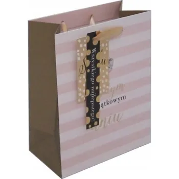 Dárková taška Dárková taška / taška na dárek 23x18x10 cm - Mix barev a vzorů