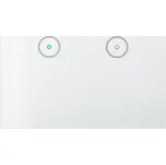 NEDIS Wi-Fi chytrý spínač osvětlení dvojitý Android iOS Nedis® SmartLife bílý