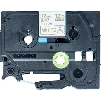 Počítačové příslušenství BROTHER páska TZE-R234 zlatá-bílá 12mm