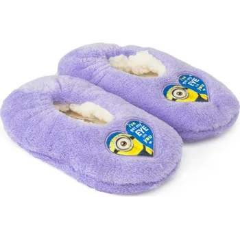 Dívčí bačkory Sun City Dívčí protiskluzové bačkory MIMONI Fialová, Velikost: 27/28 27/28