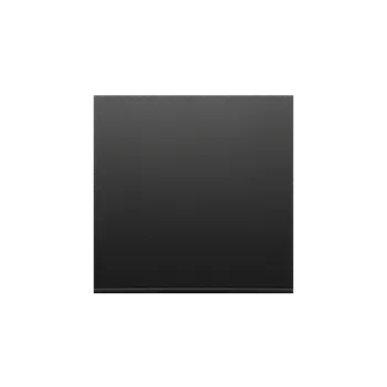 Elektrická zásuvka Kryt 1 násobný, Simon 54, barva černá matná metalizovaná