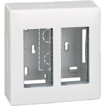Elektrická zásuvka Nástěnná krabice SIMON 500 2×S500 4×K45 čistě bílá