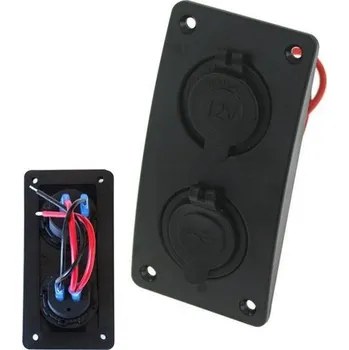 Elektrická zásuvka Duální panel 1×USB 3,1 A, 1×Z