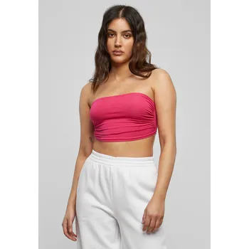 Dámské oblečení Dámský Bandeau Top 3-balení fuchsie+fuchsie+fuchsie Urban Classics fuchsiová 2854016