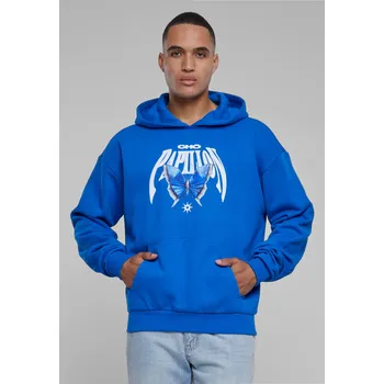 Pánská mikina Pánská mikina Origami Heavy Oversize modrá Mister Tee světle modrá 2576258