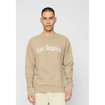 Pánská móda Los Angeles znění Crewneck darksand Mister Tee krémová 2550778