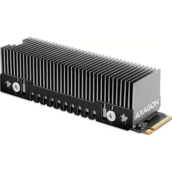 Počítačové chlazení AXAGON hliníkový pasivní chladič pro M.2NVMe SSD CLR-M2XT 2280 výška chladiče 24mm