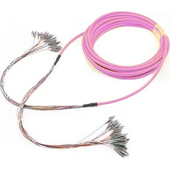 Počítačové příslušenství XtendLan FO konektorovaný kabel LC-LC 5m 50/125, 12 vláken,LS0H, OM4, průměr 6.3mm, vývody 50 cm s průměrem 0.9mm