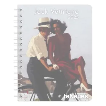 Kalendář Jack Vettriano 2026 - Diary - Buchkalender - Taschenkalender - Kunstkalender - 16,5x21,6 (DE)