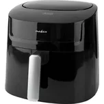 NEDIS multifunkční horkovzdušná fritéza objem 7,2 L 240 min. časovač 8 přednastavených programů výkon 1800 W černá