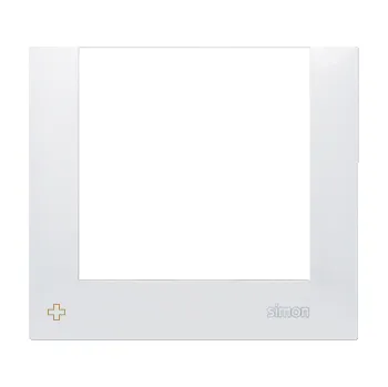 Elektrická zásuvka Rámeček 1 násobný, Simon 54, barva bílá antibakteriální