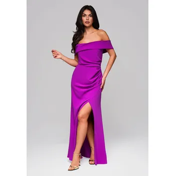 Dámské šaty Edoti Evening dress LA-OM Edoti fialová 3413855