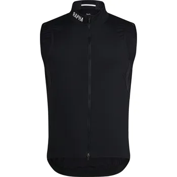 Cyklistická vesta Rapha Men's Pro Team Insulated Gilet - Black/White M